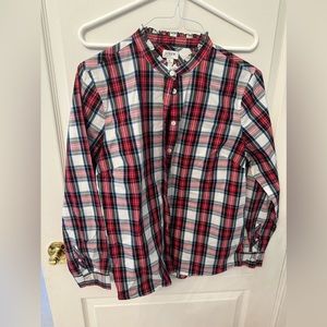 J. Crew Women’s Plaid Button Down size Large